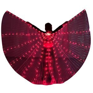 7384 Led Isis Wings Light Up Belly Dance Wings Adult Glow